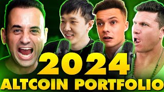 4 Altcoin Experts Build the Hottest 2024 Crypto Altcoin Portfolio [upl. by Anaehs]