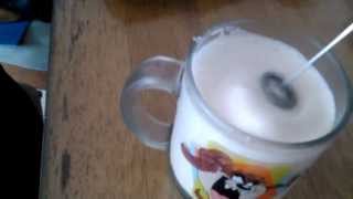 Aerolatte Review Frothing Cold Milk In Under 1 Minute [upl. by Hasina]