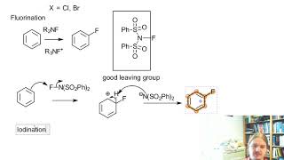 Halogenation of benzene  fluorination and iodination [upl. by Chaves]