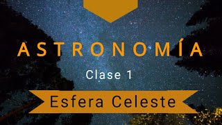 Astronomía  Esfera Celeste [upl. by Yarb]