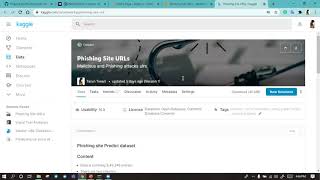 Phishing Sites Prediction Using Machine Learning [upl. by Marutani507]