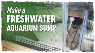 Make a Freshwater Aquarium Sump 150g Redo pt1 [upl. by Sarita402]