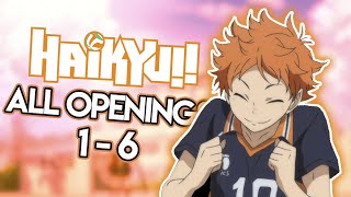 HAIKYUU  All Openings 16 [upl. by Bibi]